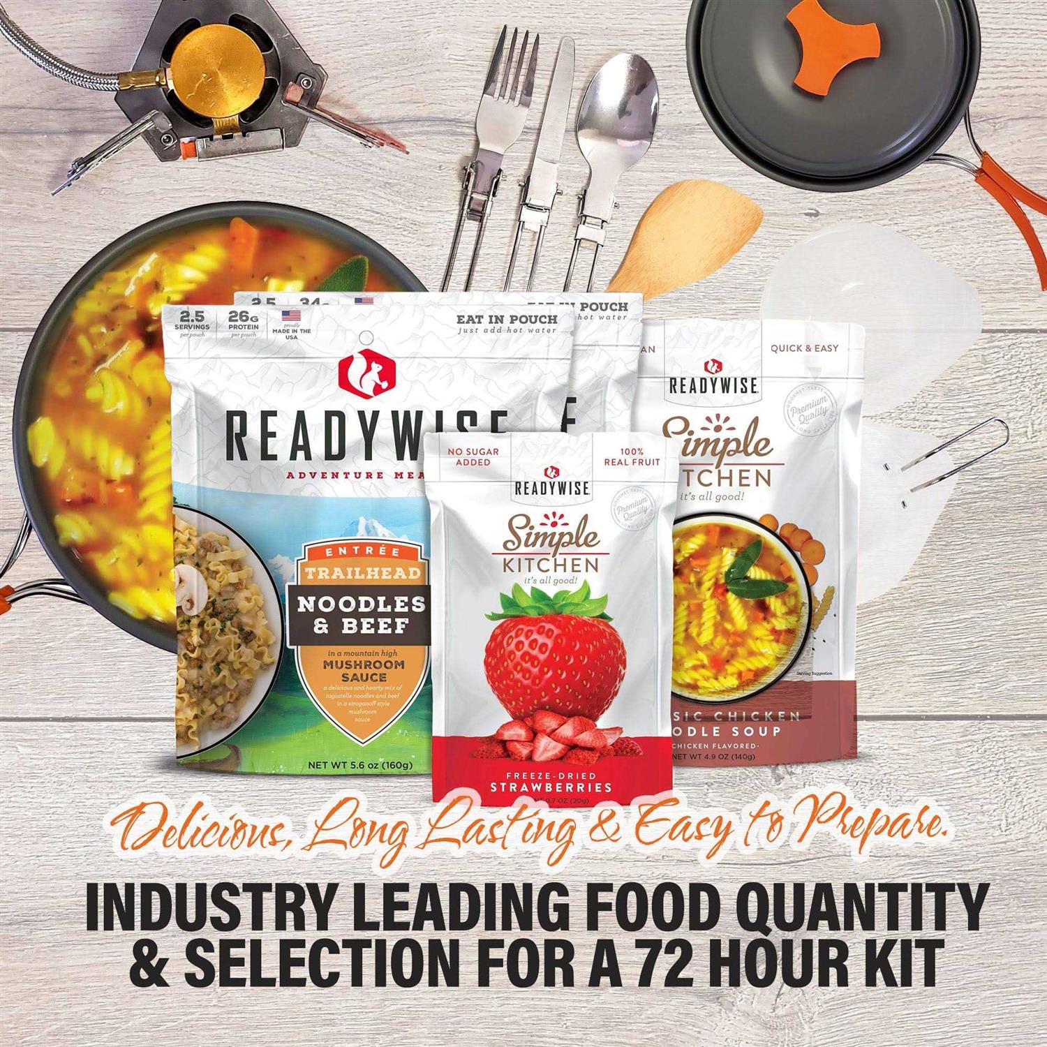 Family Comfort 72 Emergency Survival Kit/Backpack 72 Hour Kit