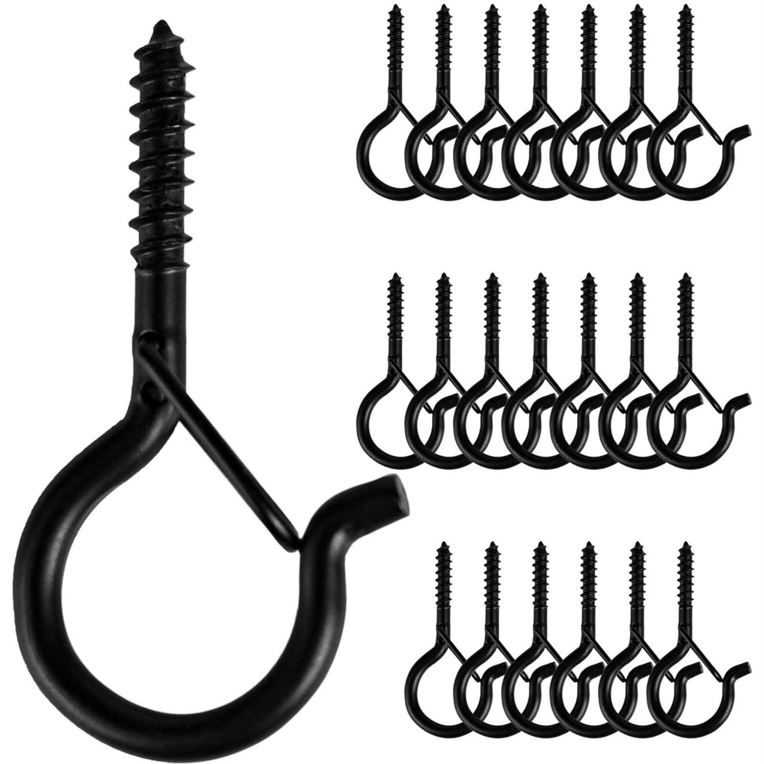 Beheno 20 PCS Q-Hanger Screw Hooks for Outdoor String Lights