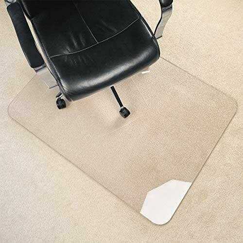 MuArts Crystal Clear 1/5 Thick 47 x Heavy Duty Hard Chair Mat, Can be Used on Carpet or Hard Floor