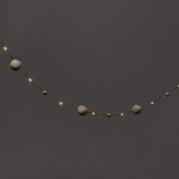 Wondershop 30ct Battery Operated LED Christmas Dewdrop String Lights White Wire