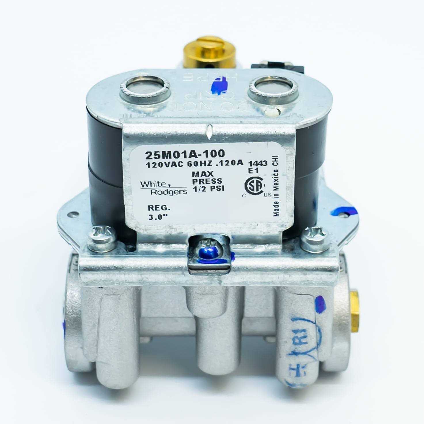 White Rodgers 25M01A-100 Gas Dryer Valve