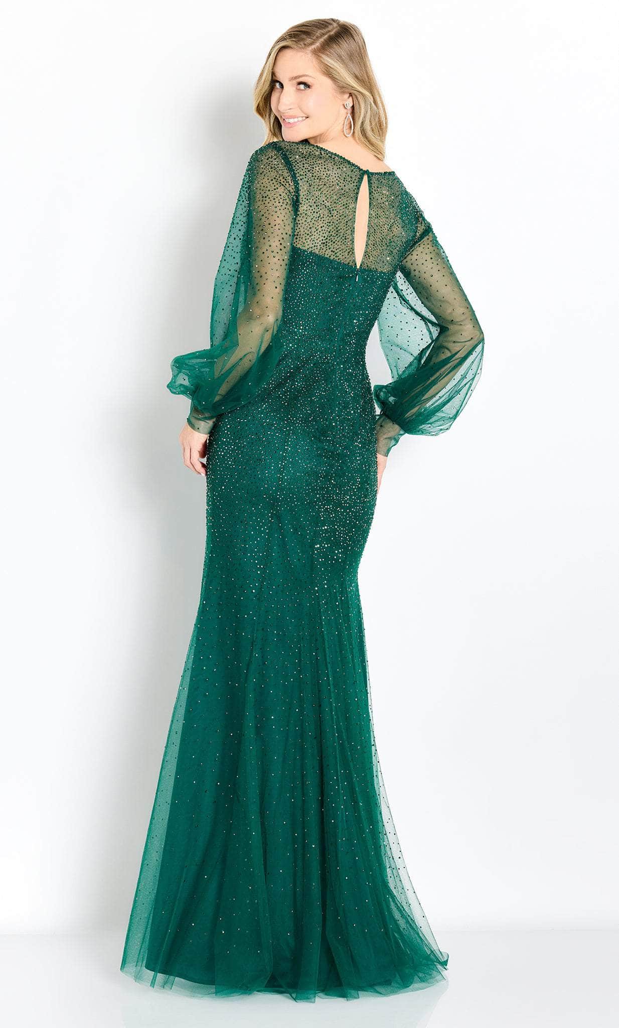 Embellished Mermaid Evening Gown