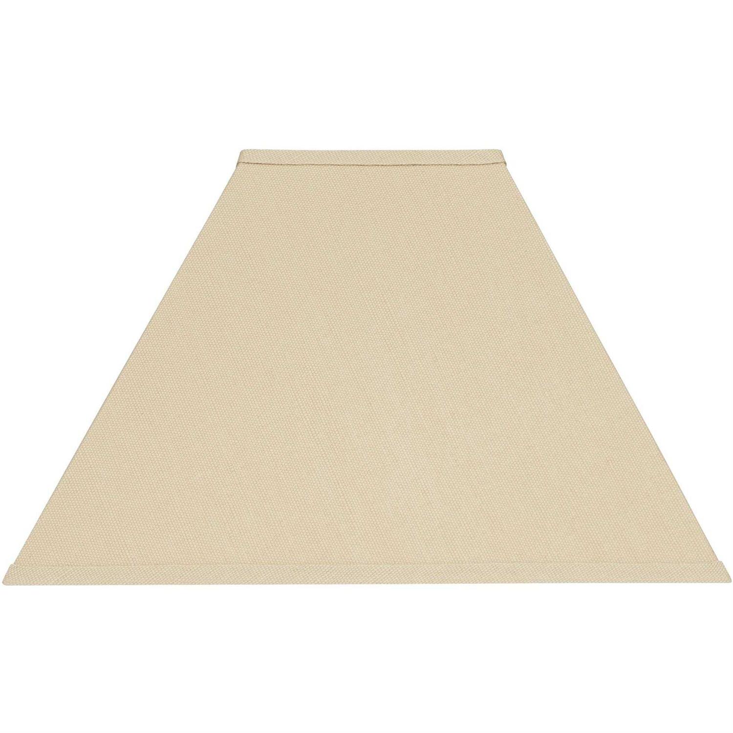 Brentwood Beige Linen Square Lamp Shade 7X17x13
