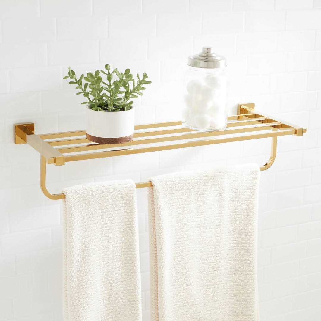 Albury Wall Mounted Towel Rack Signature Hardware