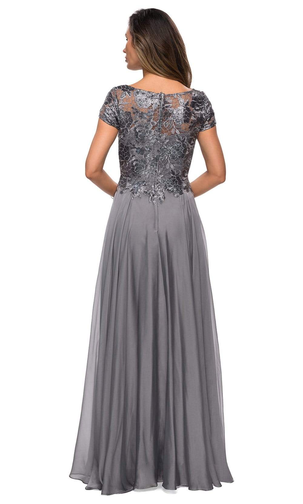 27924 Sequined Lace A-Line Mother of the Bride Dress