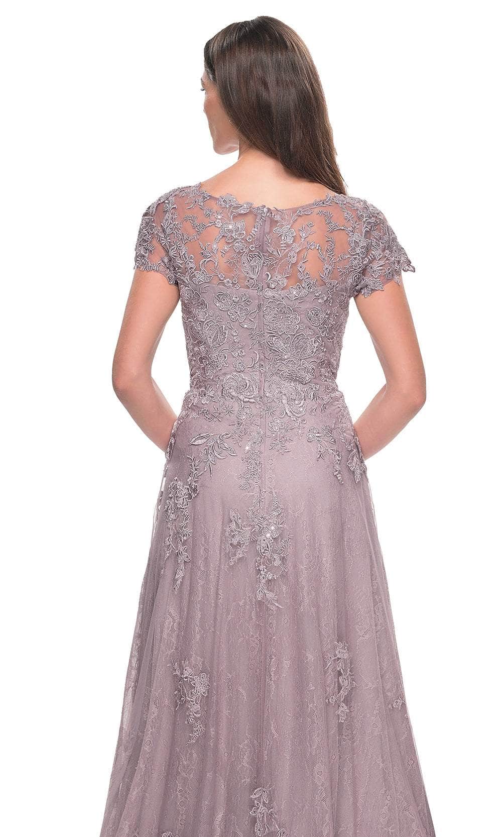 V-Neck A-Line Formal Dress