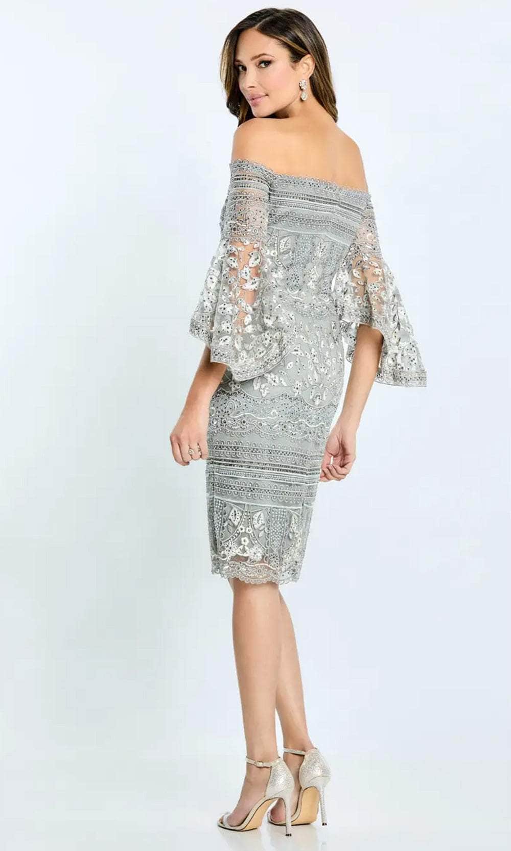 Bell Sleeve Lace Dress