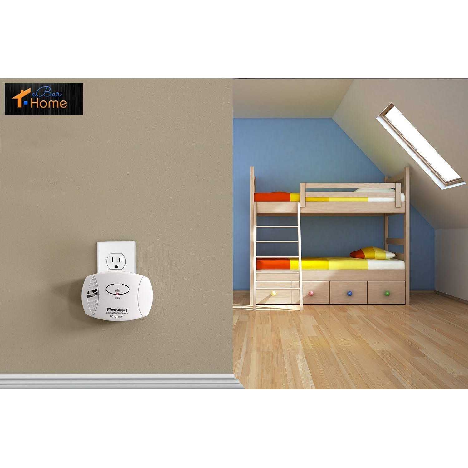 First Alert Co605 Carbon Monoxide Plug-In Alarm Battery Backup