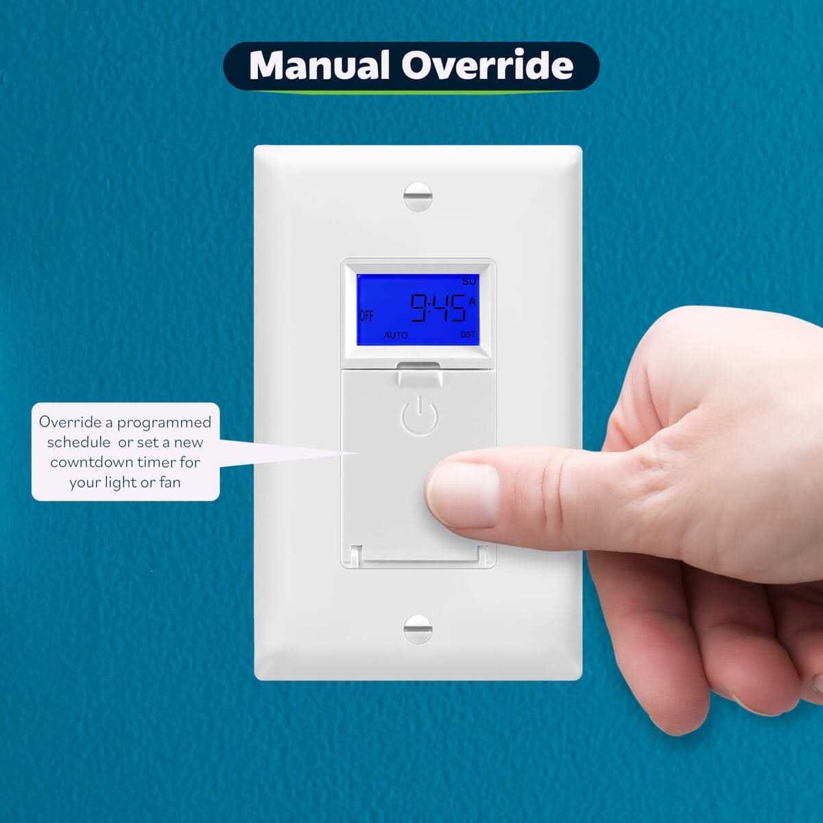 TOPGREENER Digital Astronomic Timer Switch, 7-Day Programmable Sunrise Sunset, Single Pole or 3-Way