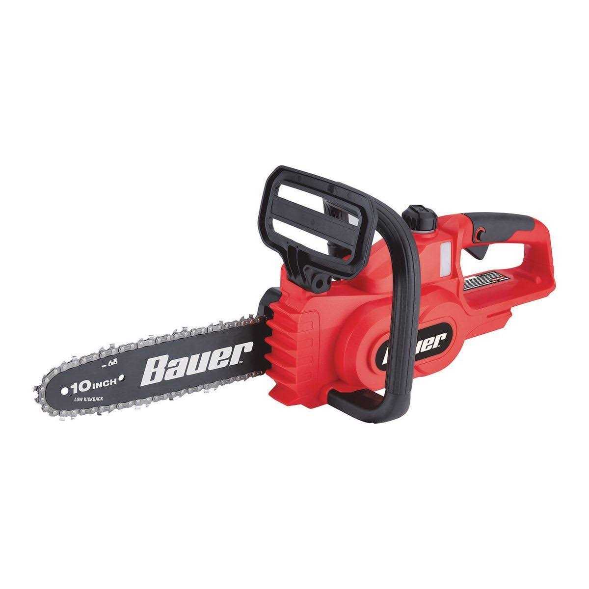 Bauer 20V Cordless 10 in. Chainsaw – Tool Only