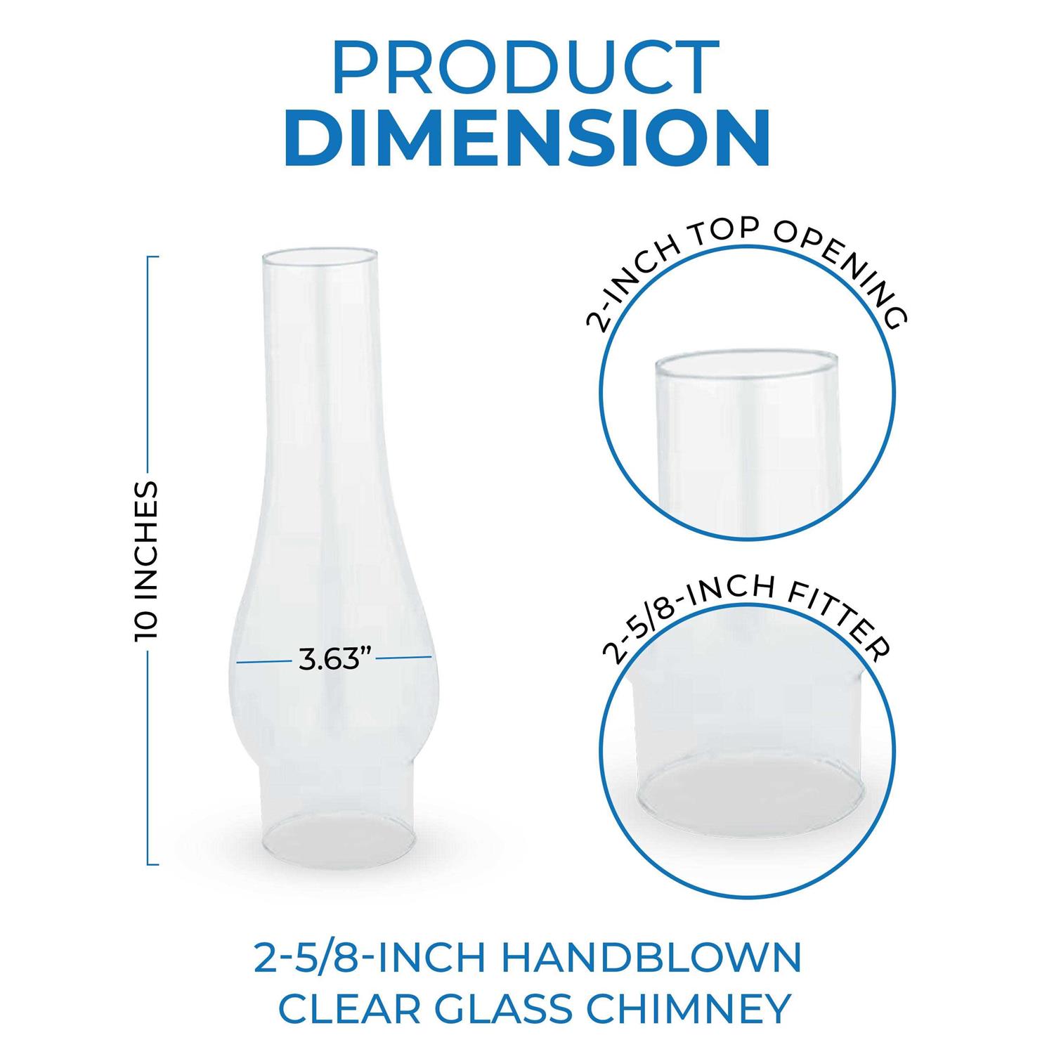 Westinghouse Clear Glass Chimney