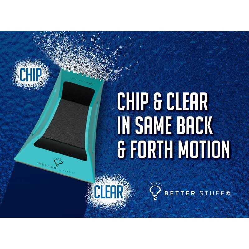 BETTER STUFF WINS USA NETWORK’S AMERICA’S BIG DEAL– Best Ice Scraper for Car Windshield – Conforms to Window – Chip & Clear Ice in Same Motion –