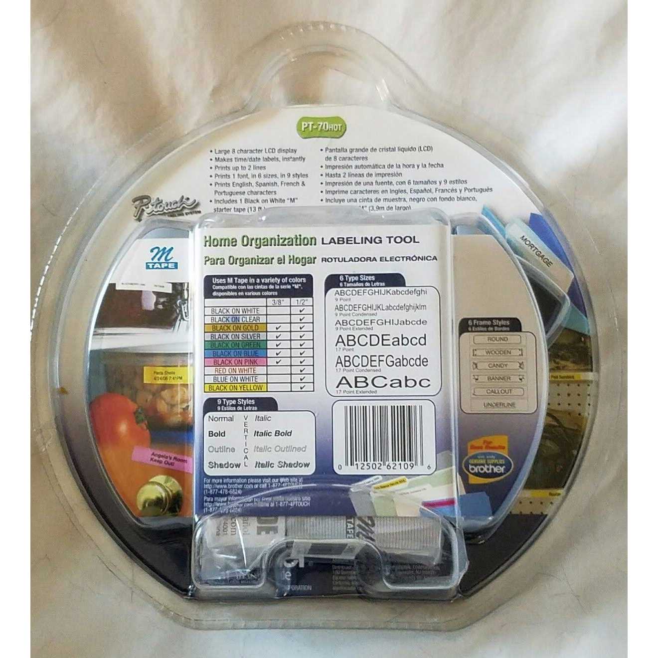 Brother PT-70BM Personal Handheld Labeler