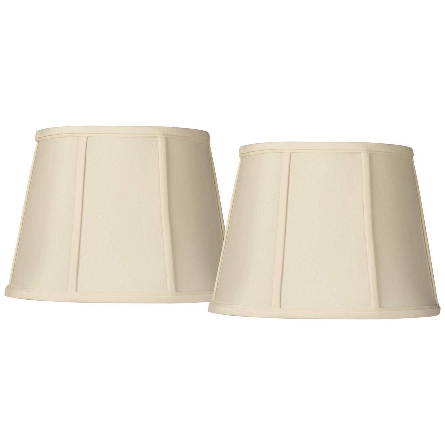 Springcrest Set of 2 Oval Lamp Shades 10/12.5×11/15×10