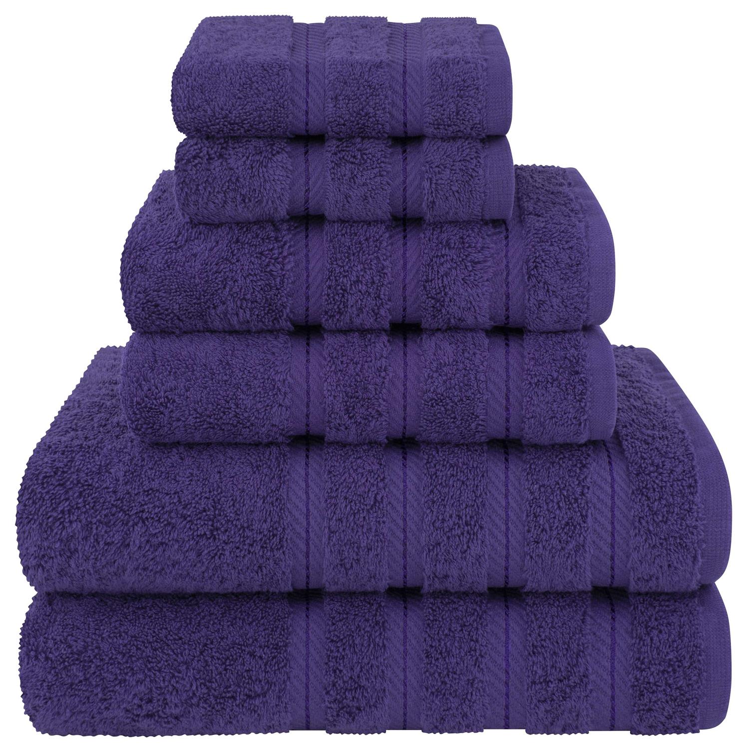 American Soft Linen 6 Piece Turkish Cotton Luxury Towel Set