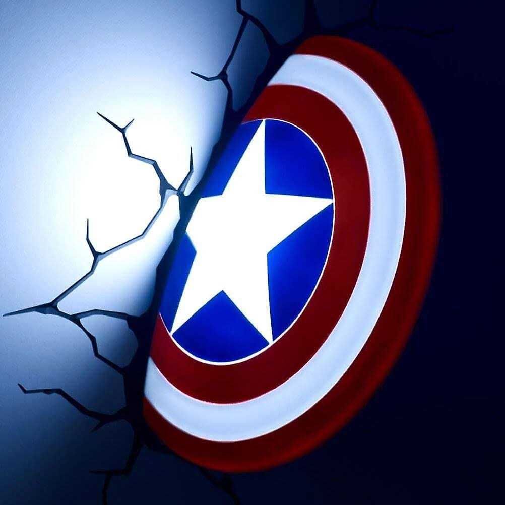 3dlightfx Marvel Avengers Captain America 3D Deco Light