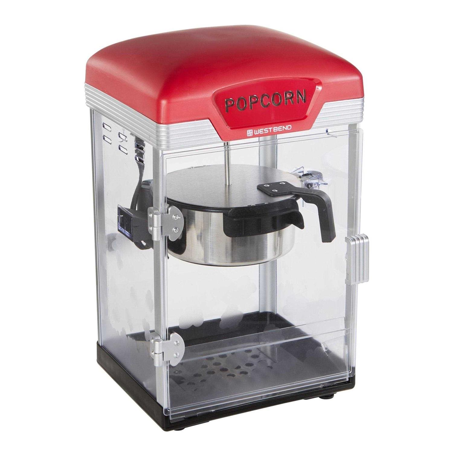 West Bend Theater Crazy 4 Qt. Popcorn Machine PCWBTCRD13
