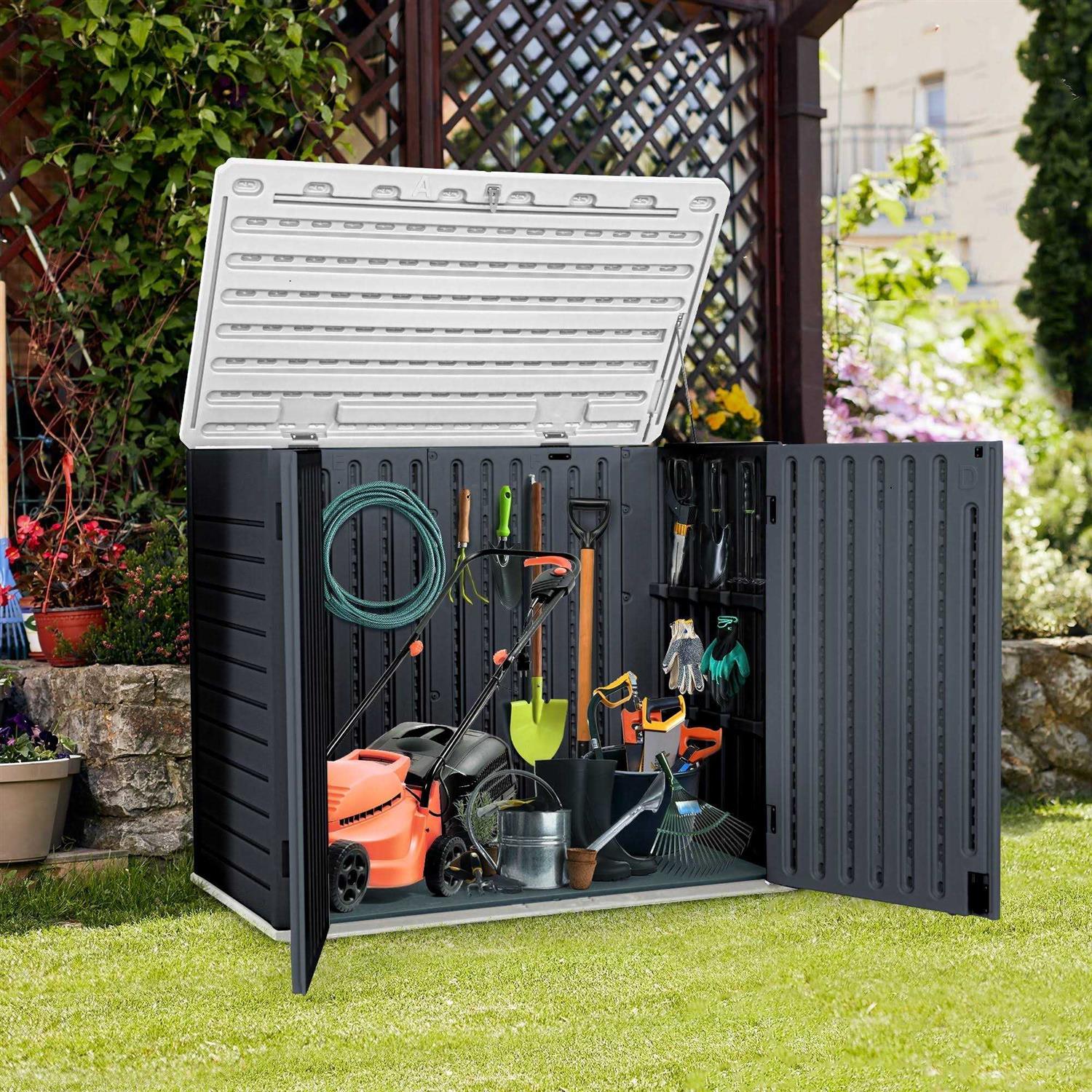 4.25 ft. W x 2.4 ft. D Resin Storage Shed