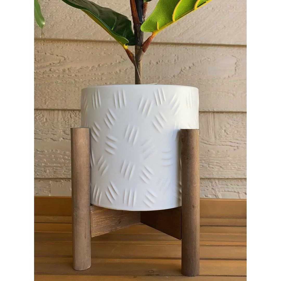 Benally 2-Piece Ceramic Pot Planter Mercury Row
