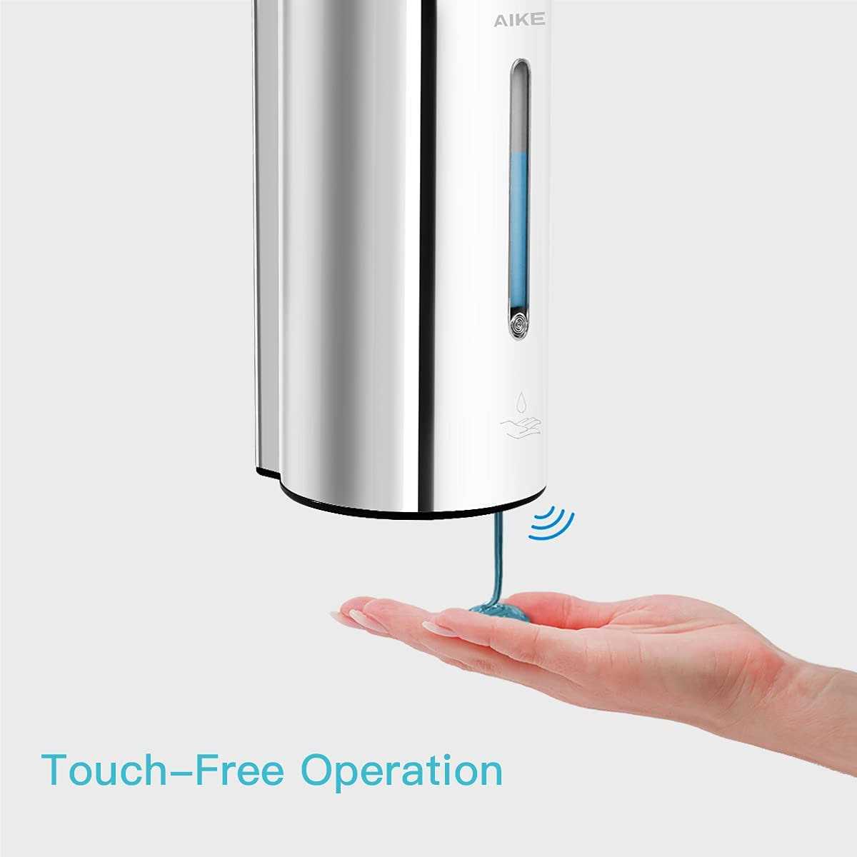 AIKE Wall-Mount Automatic Liquid Soap Dispenser 27oz Large Capacity