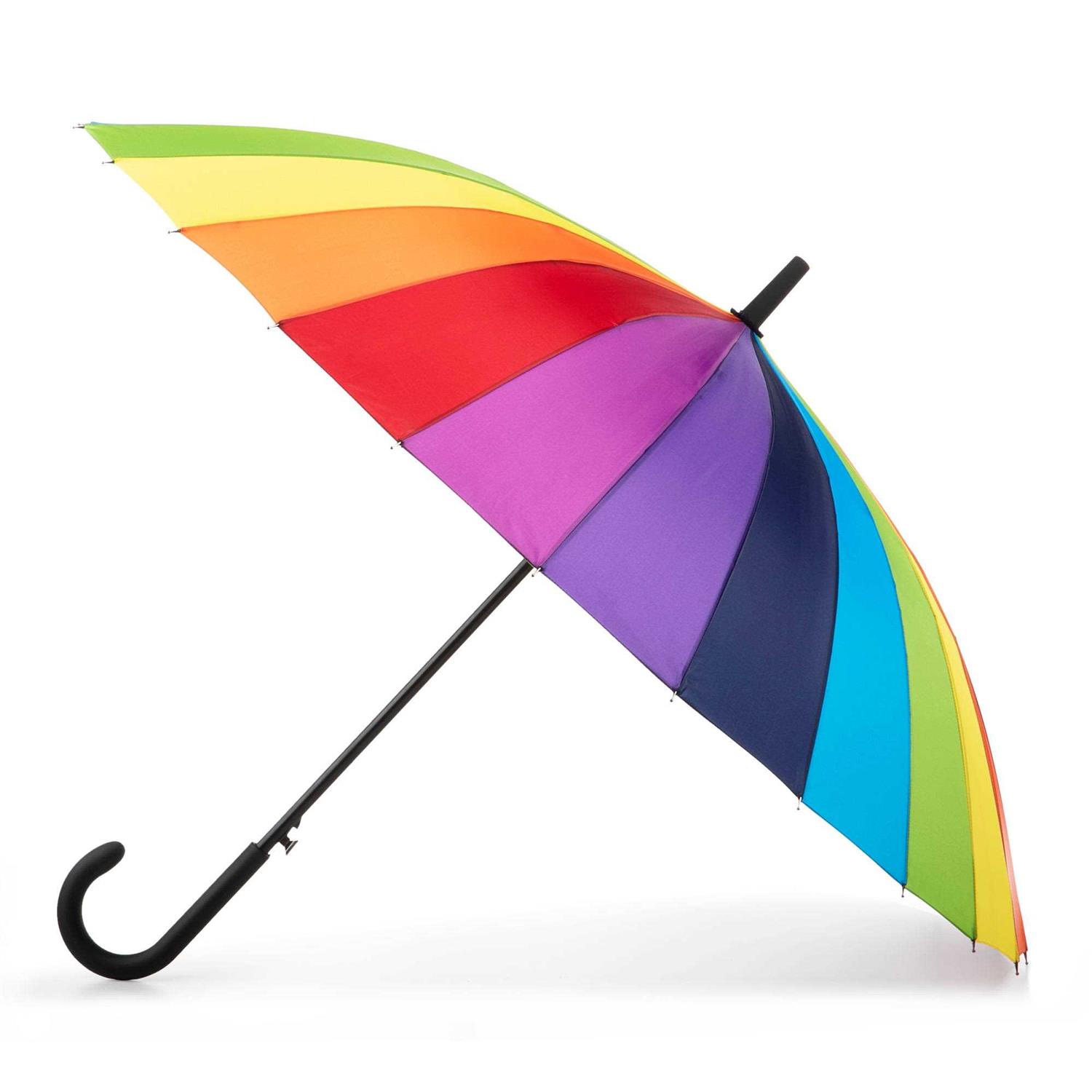 Totes Auto-Open 24 Rib Stick Umbrella