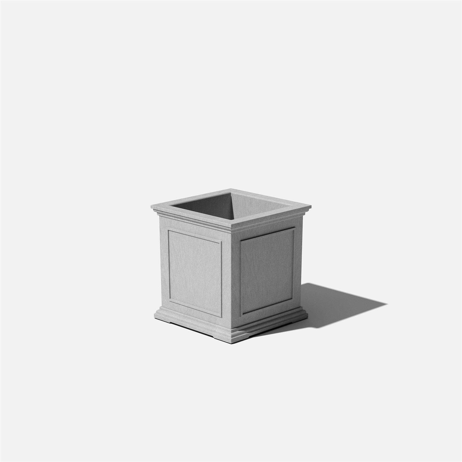 Veradek Brixton Cube 20 Planter Black