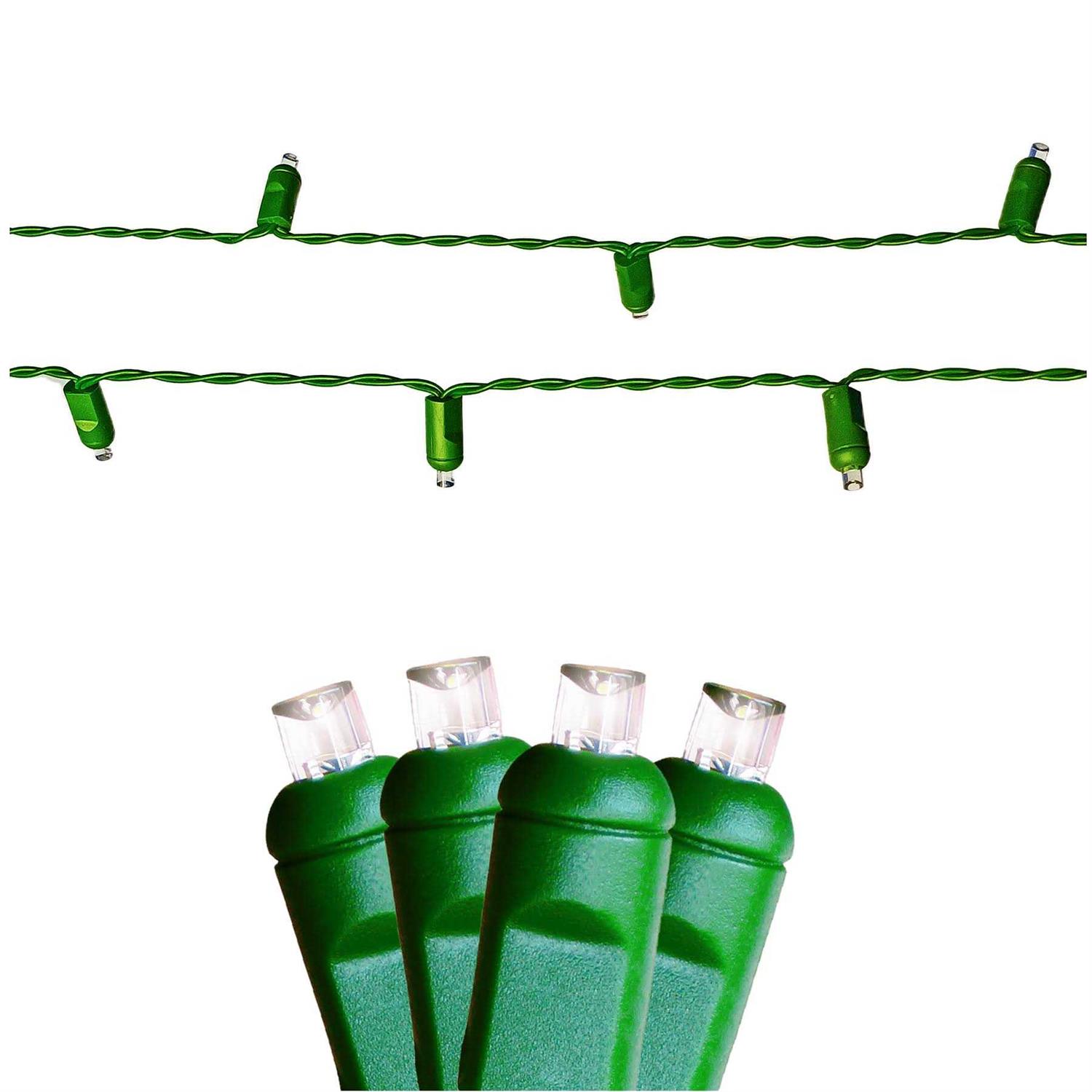 BONUO 50 Bulbs 5mm LED Christmas Lights Battery Operated with Remote Timer 8 Lighting Modes