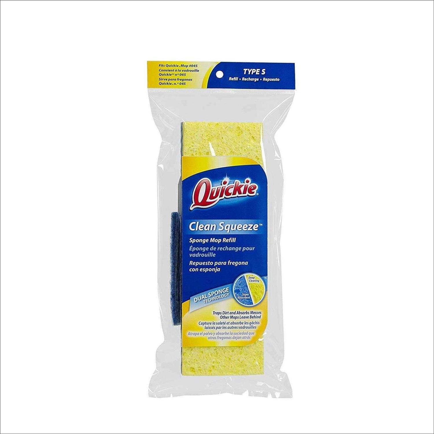 Quickie Sponge Mop Refill 3 X 9 type S