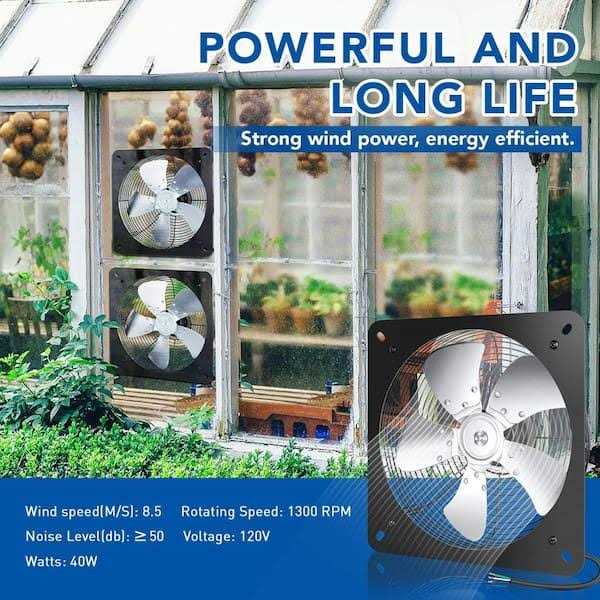 Xppliance 12 in. Exhaust Fan Aluminum