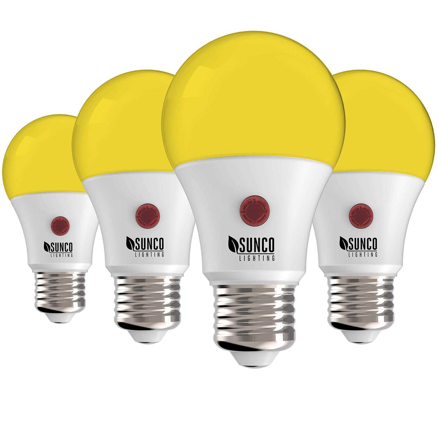 Sunco Lighting A19 Dusk to Dawn 9W LED Light Bulb