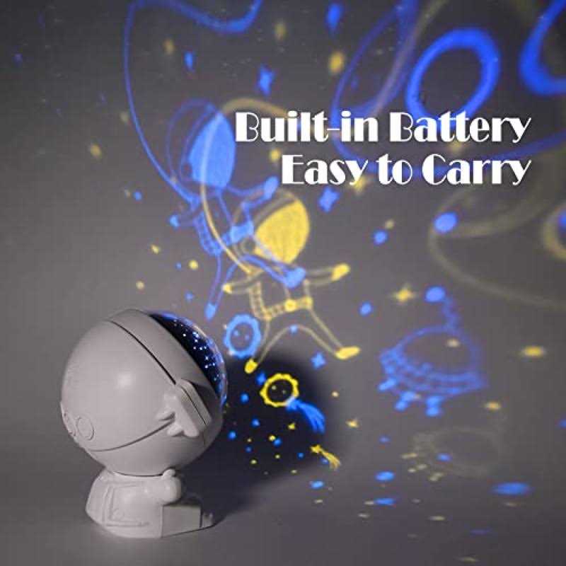 ALMOXVYE Astronaut Animal Night Light Cute Spaceman LED Night Light Desktop Astronaut Cat Lamp