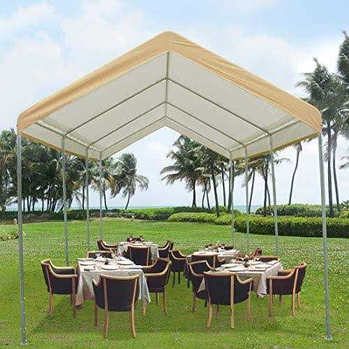 Advance Outdoor 10′ x 20′ Heavy Duty Carport Car Canopy Garage Boat Shelter Party Tent