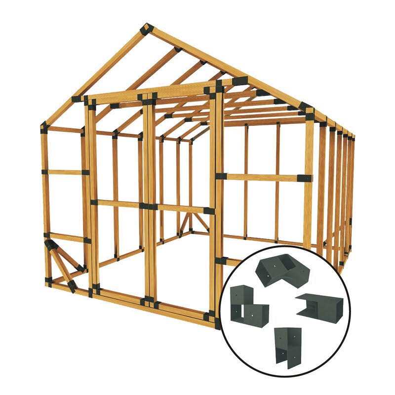 10 ft. W x 20 ft. D Custom DIY Greenhouse Kit by E-Z Frames