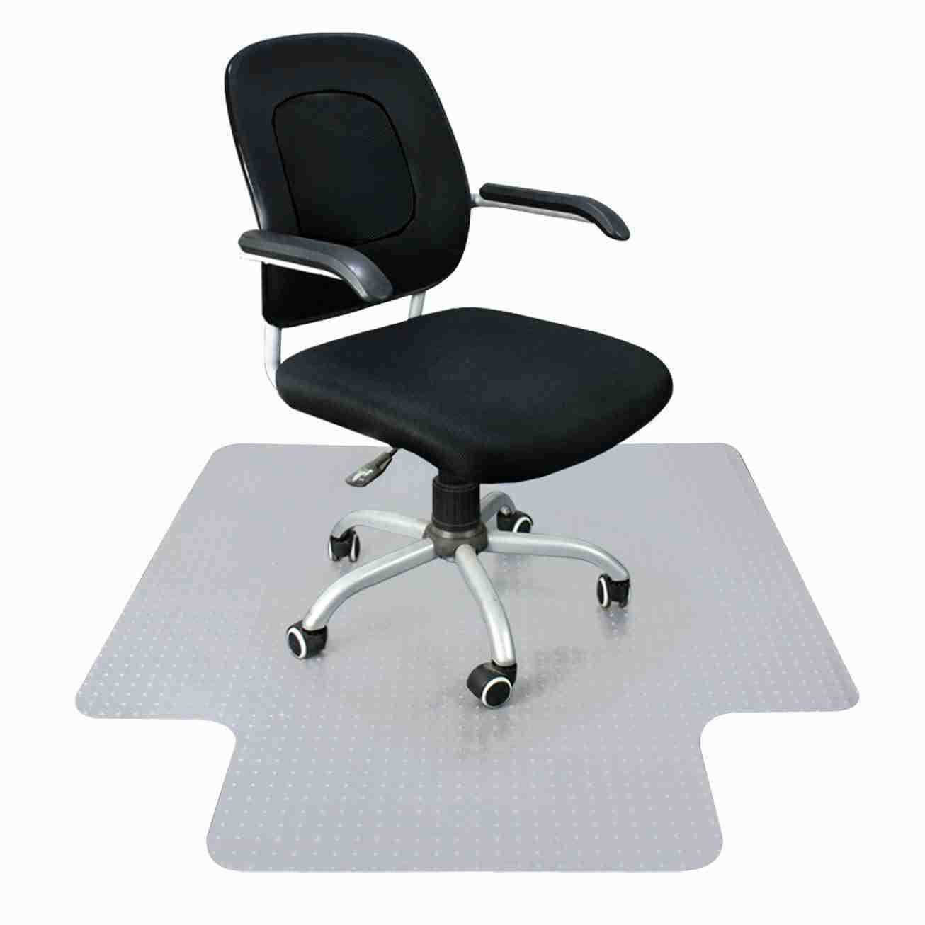 Super Deal Upgraded 48 X 36 Transparent Office Mat Chair Mat Heavy Duty Carpets with Lip for Hardwood Floor