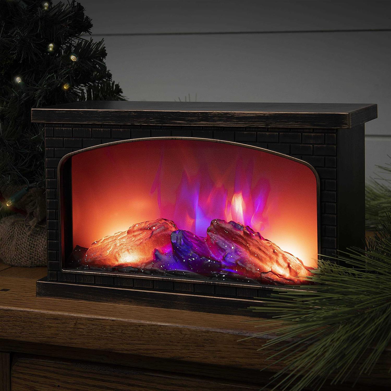 5 Color LED Fireplace Lantern Decorative, Electric Fireplace, Room Decor, Fake Fireplace, Battery Operated, Portable, Indoor and Outdoor
