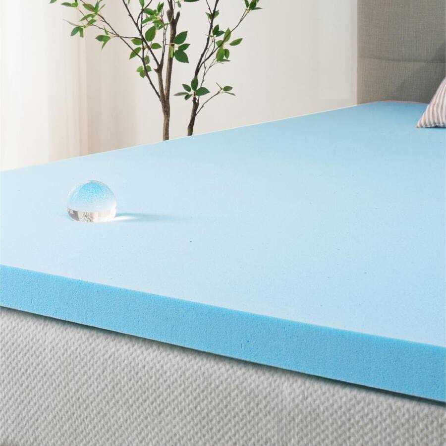 Zinus Cooling Gel Memory Foam Mattress Topper