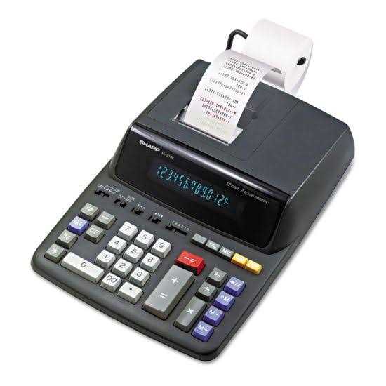 Sharp Printing Calculator EL2196BL