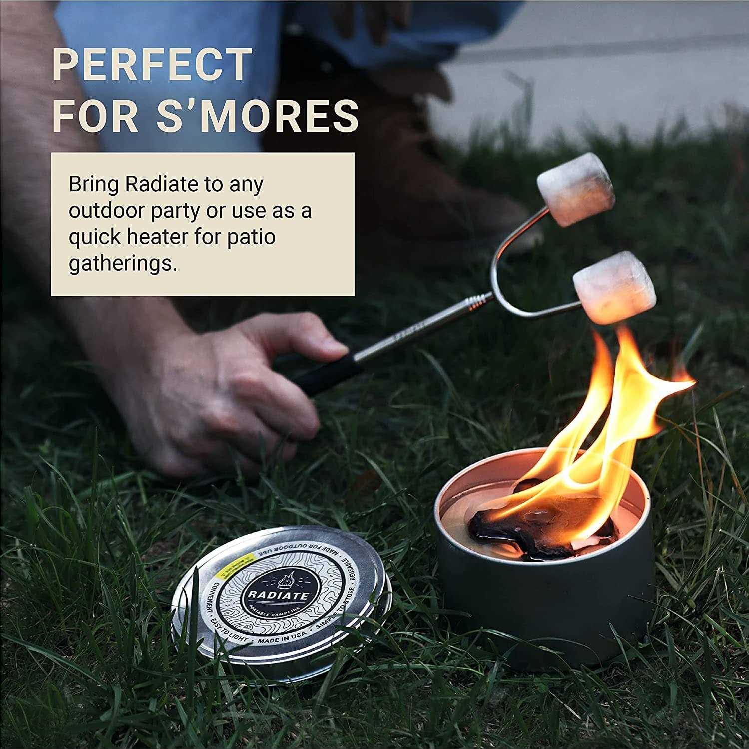 Radiate Portable Campfire The Go-Anywhere Outdoor Fire Pit