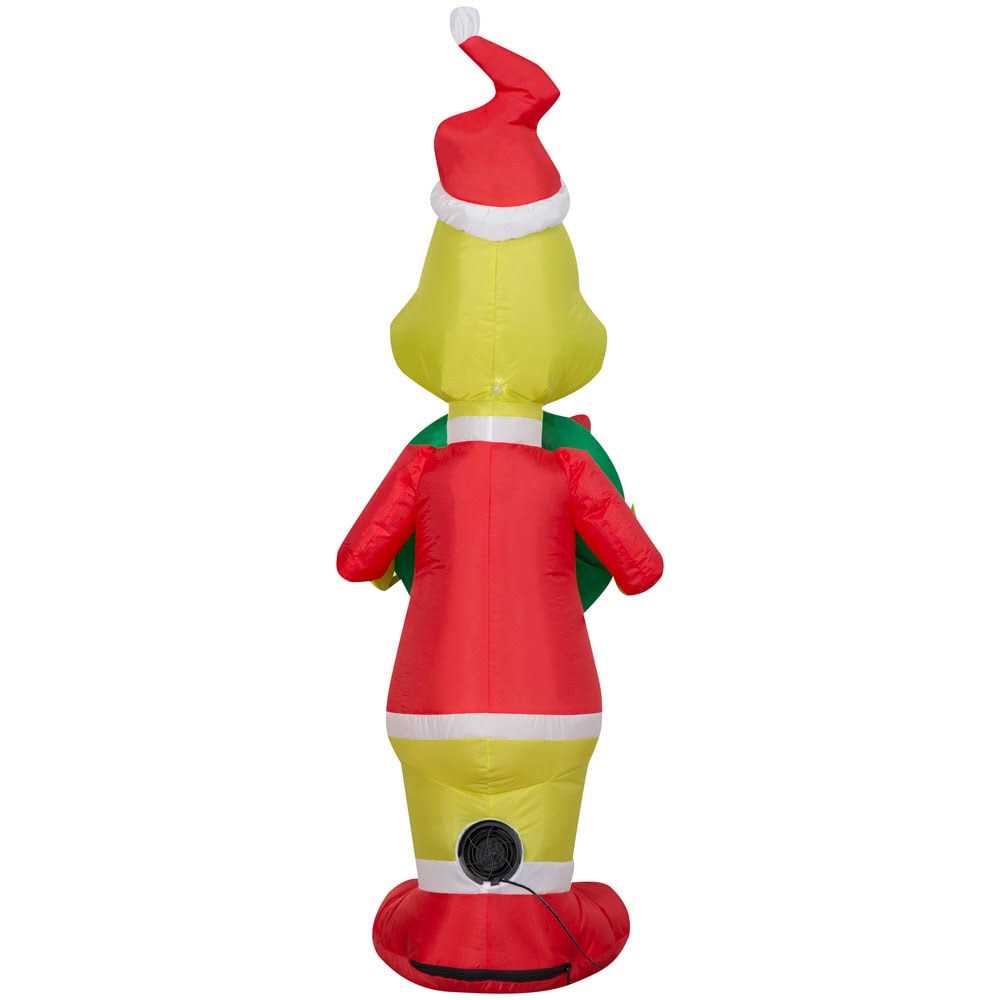 Airblown Grinch with Wreath Iatable