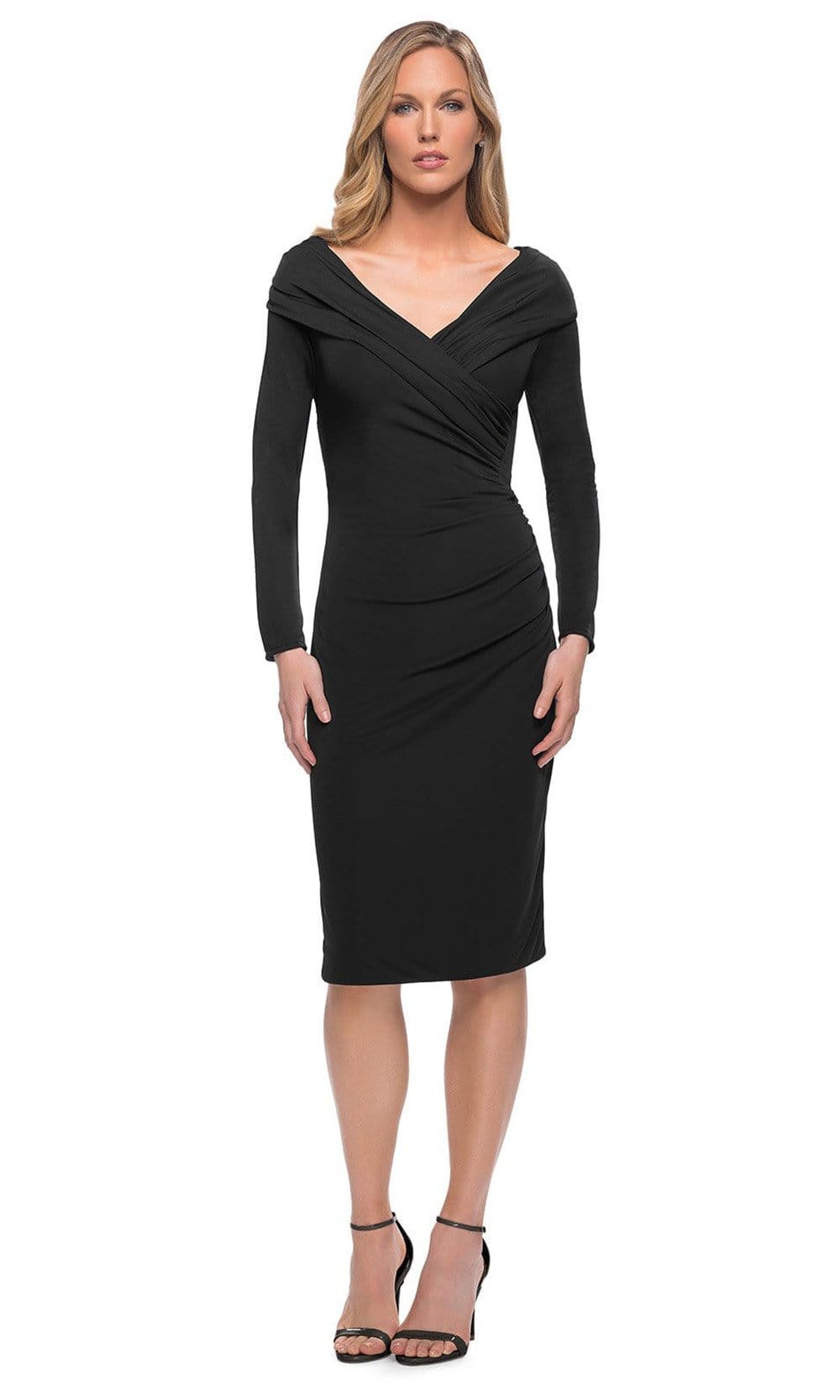 29746 Fitted Bod Sheath Midi Dress
