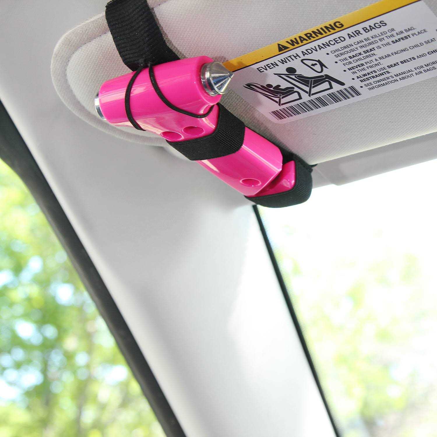 Super-cute Emergency Escape Hammer and Seatbelt Cutter