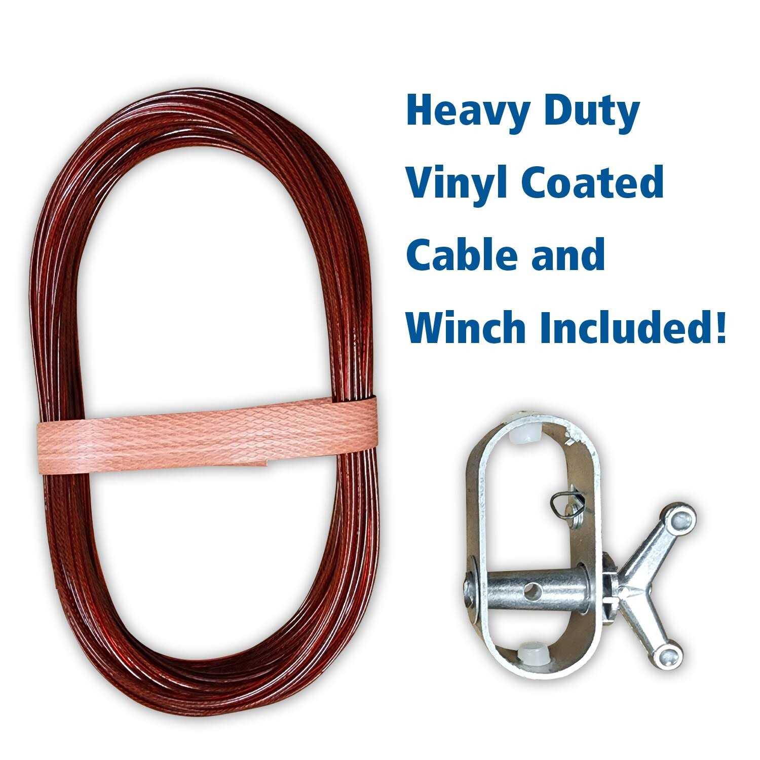 Winter Block Pool Cover for Above Ground Round Pool Includes Winch and Cable