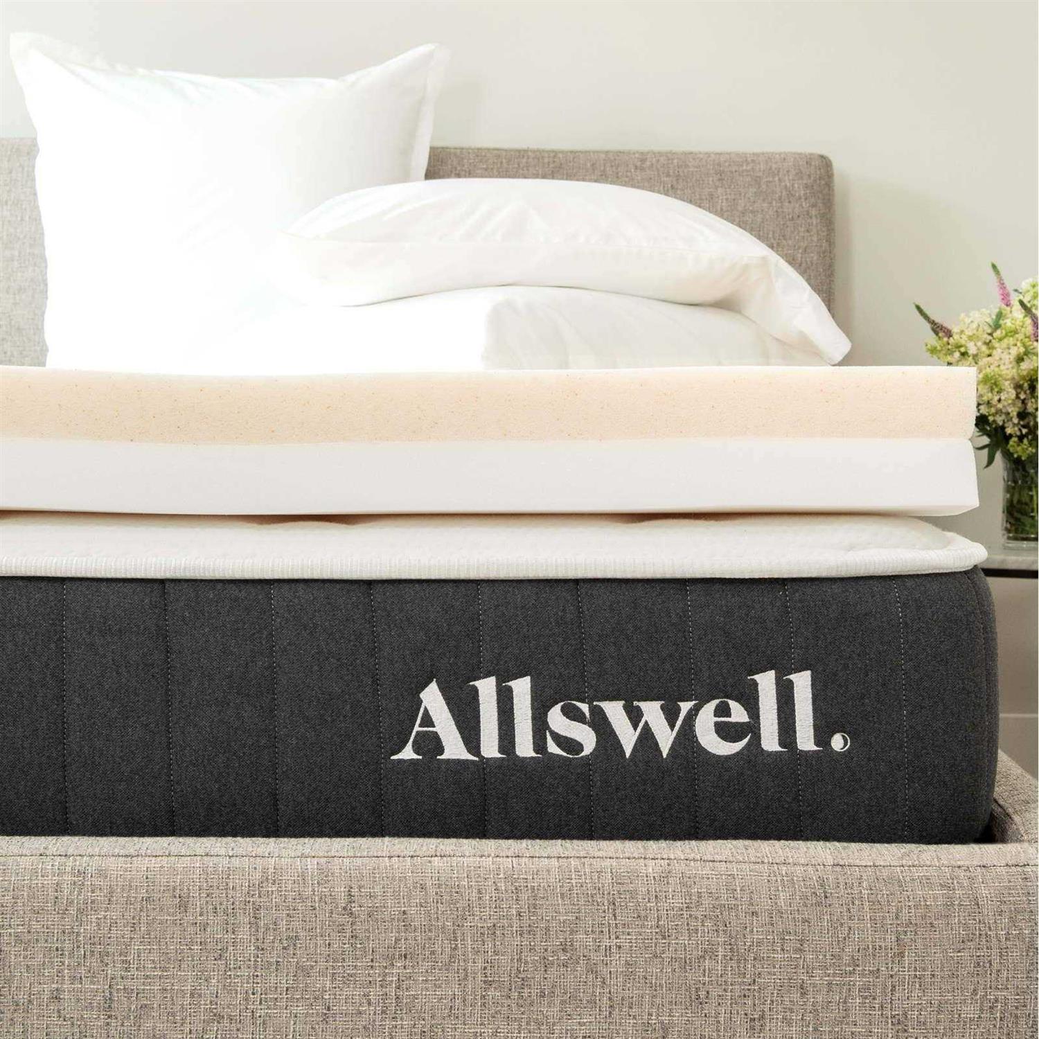 Allswell Memory Foam Mattress Topper Infused with Graphite