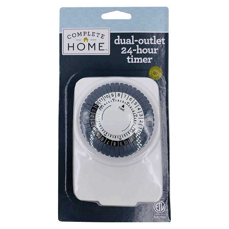 Complete Home 24-Hour Dual Outlet Timer