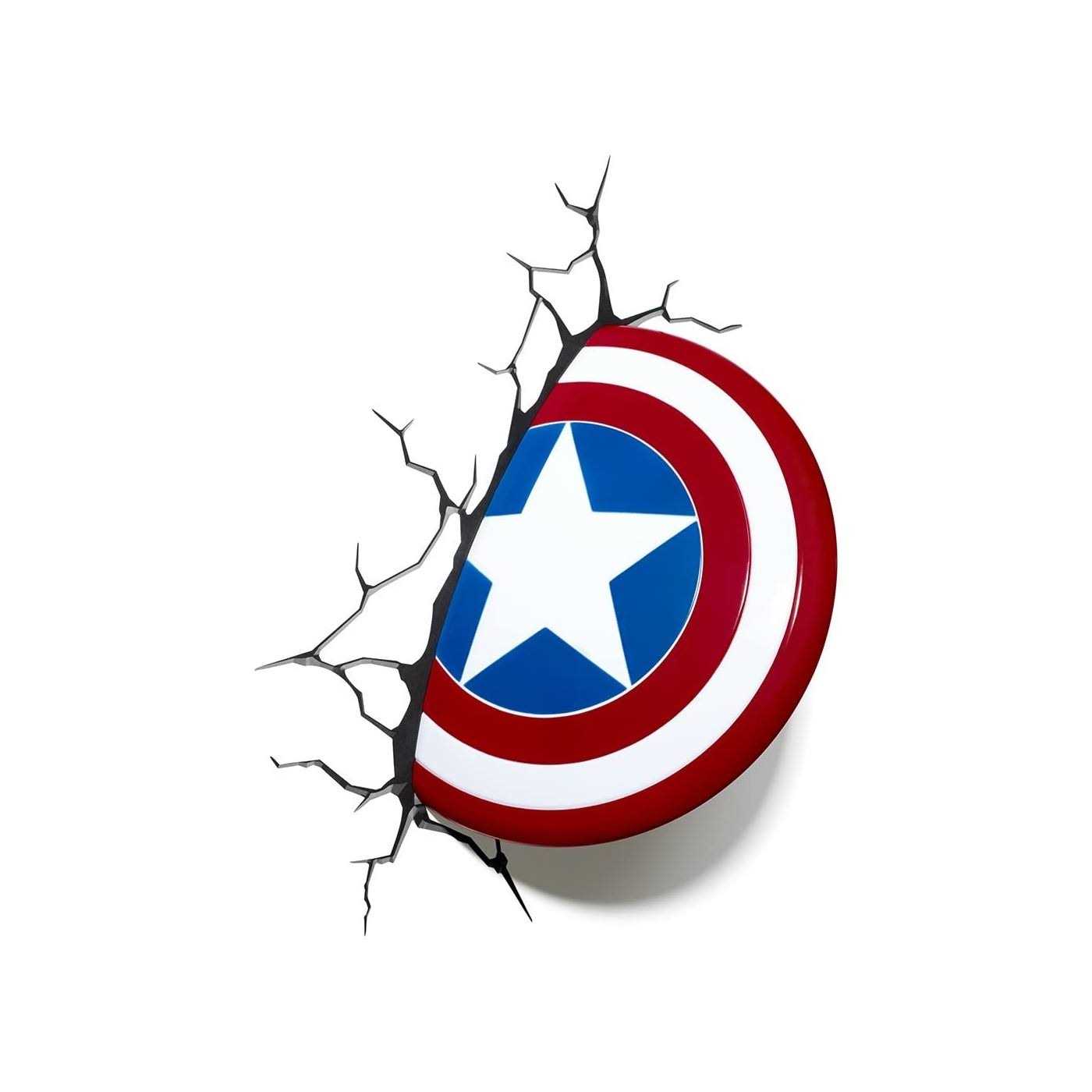 3dlightfx Marvel Avengers Captain America 3D Deco Light