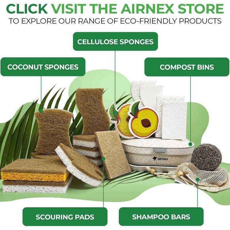 AIRNEX Countertop Compost Bin Kitchen Counter