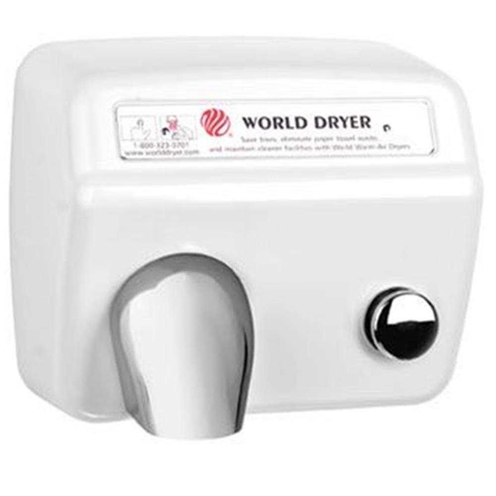 World Dryer Model A Push Button Hand Dryer