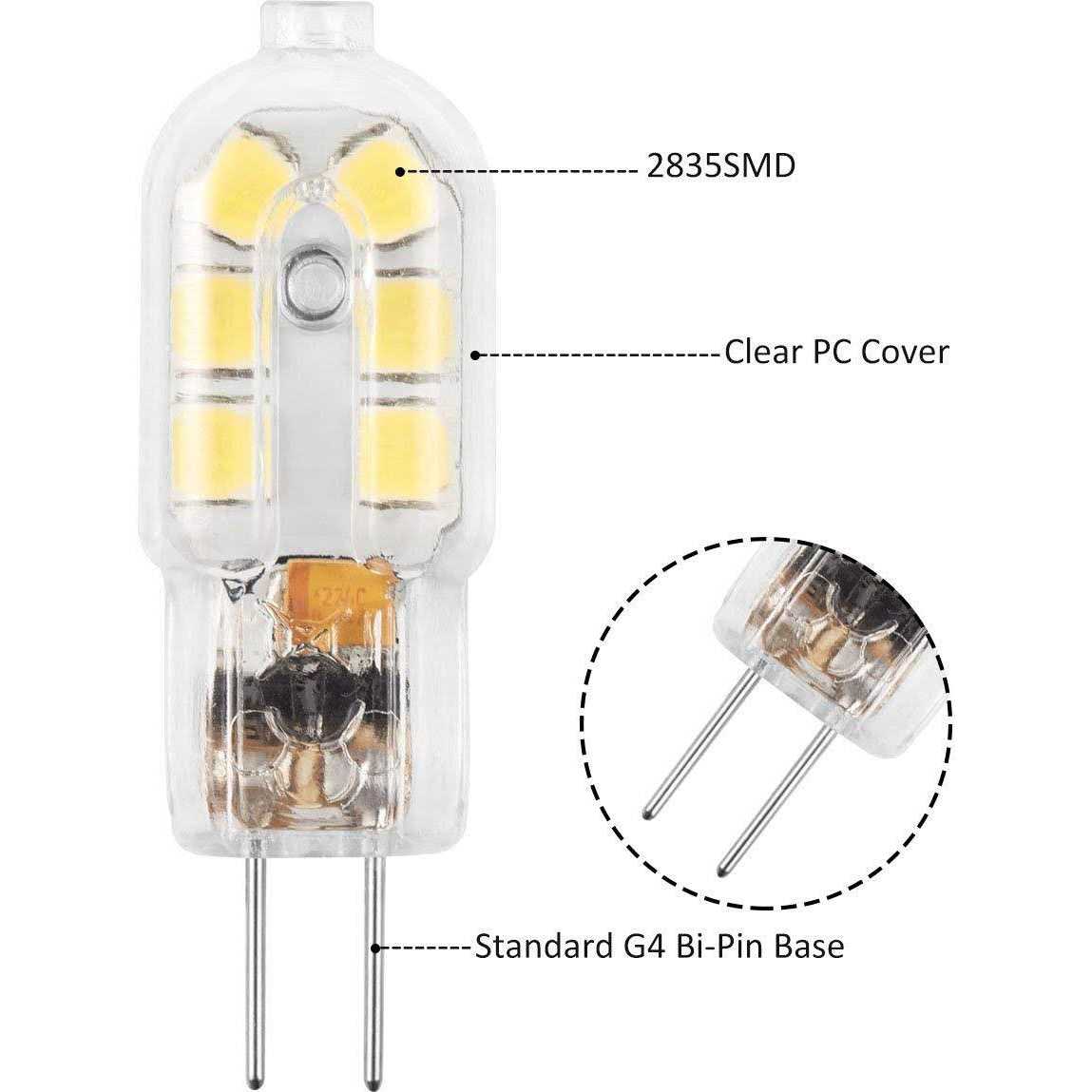 Amazing power G4 LED Bulb 12V JC G4 Bi Pin Bulb