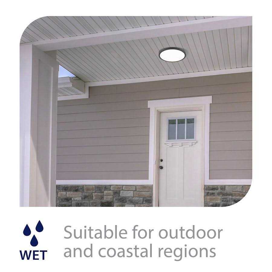 WAC Lighting Round 1-Light LED Flush Mount