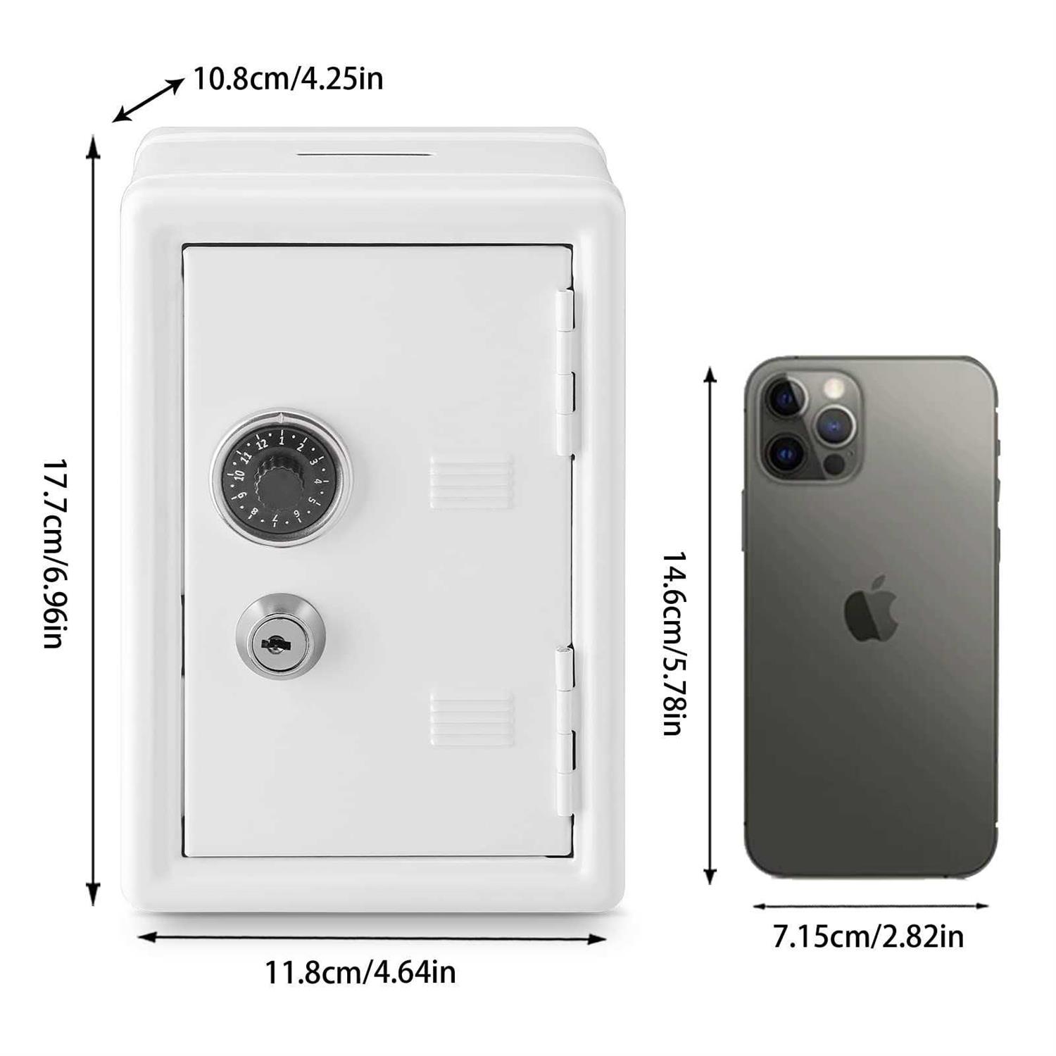 Younion Money Safe and Cash Lock Box, Mini Size Security Safe Box for Money Jewelry and valuables